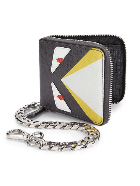 fake fendi mens wallets|Fendi zipper wallet.